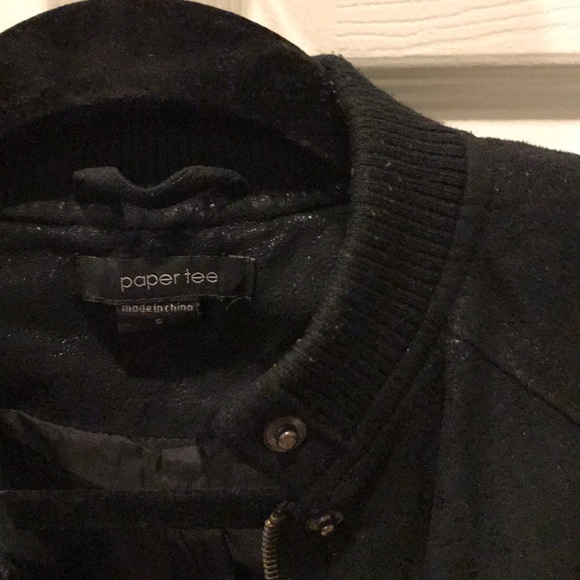 Paper Tee cropped moto jacket - Picture 3 of 4